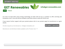 Tablet Screenshot of get-renewables.com